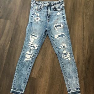American Eagle highest rise jegging